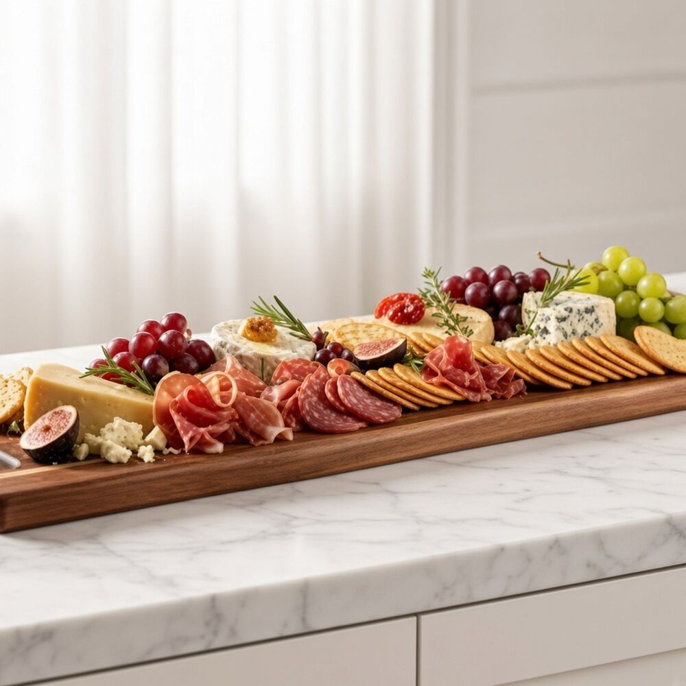Home Beets Acacia Wood Serving Board